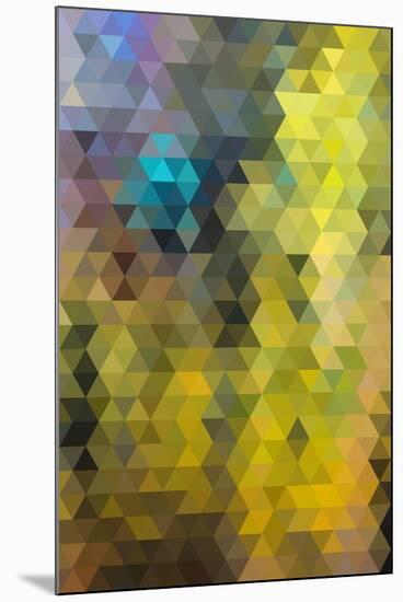 Kaleidoscope Geometric Pattern-H2Oshka-Mounted Art Print