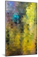 Kaleidoscope Geometric Pattern-H2Oshka-Mounted Art Print