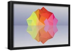 Kaleidoscope Iceberg-null-Framed Poster