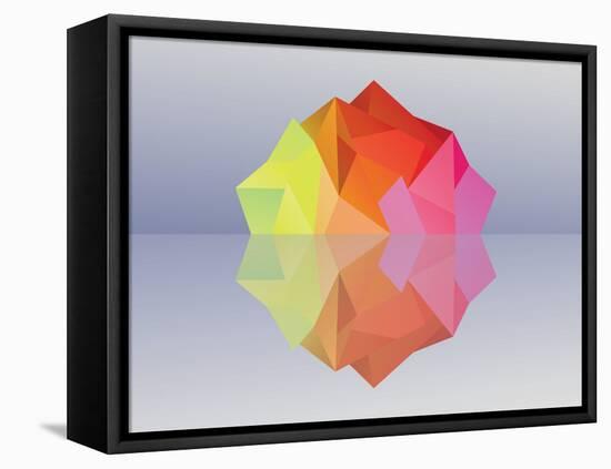 Kaleidoscope Iceberg-null-Framed Stretched Canvas