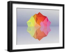 Kaleidoscope Iceberg-null-Framed Art Print