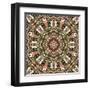 Kaleidoscope Pattern-natbasil-Framed Art Print