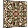 Kaleidoscope Pattern-natbasil-Mounted Art Print