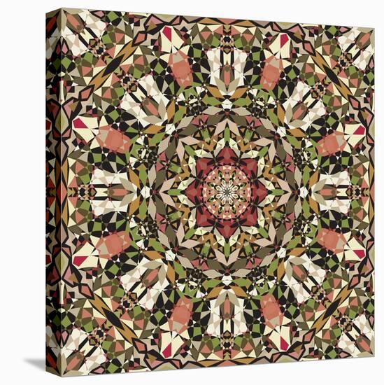 Kaleidoscope Pattern-natbasil-Stretched Canvas