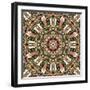 Kaleidoscope Pattern-natbasil-Framed Art Print