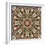 Kaleidoscope Pattern-natbasil-Framed Art Print