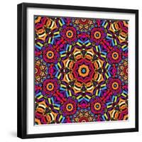 Kaleidoscope Pattern-natbasil-Framed Premium Giclee Print