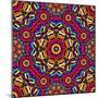 Kaleidoscope Pattern-natbasil-Mounted Premium Giclee Print