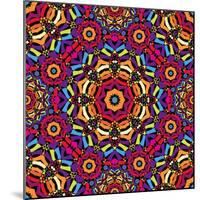 Kaleidoscope Pattern-natbasil-Mounted Art Print