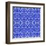 Kaleidoscope Texture Pattern-Medusa81-Framed Art Print