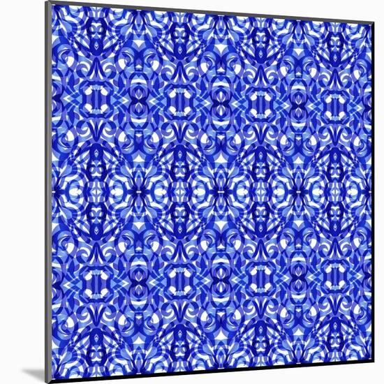 Kaleidoscope Texture Pattern-Medusa81-Mounted Art Print