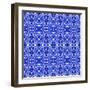 Kaleidoscope Texture Pattern-Medusa81-Framed Art Print