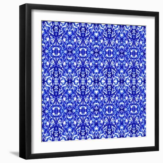 Kaleidoscope Texture Pattern-Medusa81-Framed Art Print