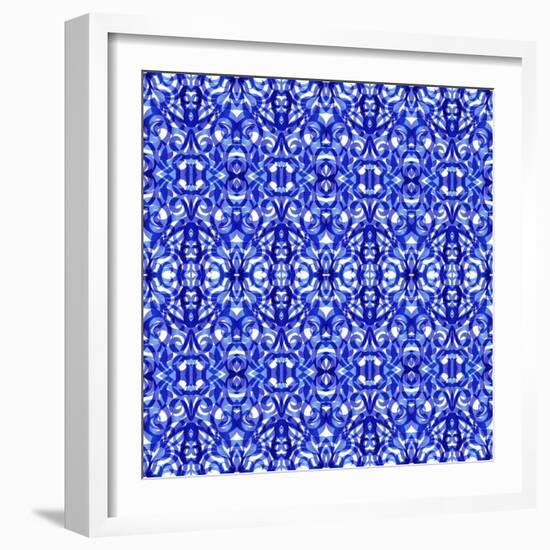 Kaleidoscope Texture Pattern-Medusa81-Framed Art Print