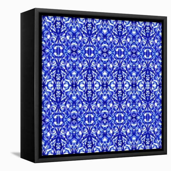 Kaleidoscope Texture Pattern-Medusa81-Framed Stretched Canvas