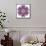 Kaleidoscopic Chrystanthemum Flower Mandala-tr3gi-Framed Stretched Canvas displayed on a wall