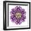 Kaleidoscopic Chrystanthemum Flower Mandala-tr3gi-Framed Art Print