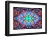 Kaleidoscopic image of Bubble tip anemone, Raja Ampat, West Papua, Indonesia-Georgette Douwma-Framed Photographic Print