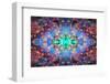 Kaleidoscopic image of Bubble tip anemone, Raja Ampat, West Papua, Indonesia-Georgette Douwma-Framed Photographic Print