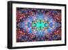 Kaleidoscopic image of Bubble tip anemone, Raja Ampat, West Papua, Indonesia-Georgette Douwma-Framed Photographic Print