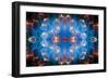 Kaleidoscopic image of Bubble tip anemone, Raja Ampat, West Papua, Indonesia.-Georgette Douwma-Framed Photographic Print