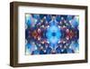 Kaleidoscopic image of Bubble tip anemone, Raja Ampat, West Papua, Indonesia-Georgette Douwma-Framed Photographic Print