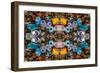 Kaleidoscopic image of Tunicates including Golden seasquirt, North Sulawesi, Indonesia-Georgette Douwma-Framed Photographic Print