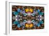 Kaleidoscopic image of Tunicates including Golden seasquirt, North Sulawesi, Indonesia-Georgette Douwma-Framed Photographic Print