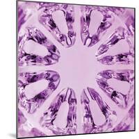 Kaleidoscopic Magenta Texture, Spherical Glass, Vertical Macro Closeup-Kasspri-Mounted Photographic Print