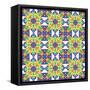 Kaleidoscopic Pattern-losik-Framed Stretched Canvas