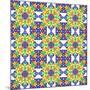 Kaleidoscopic Pattern-losik-Mounted Art Print