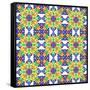 Kaleidoscopic Pattern-losik-Framed Stretched Canvas