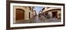 Kalesa moving along Calle Crisologo, Vigan, Ilocos Sur, Philippines-null-Framed Photographic Print