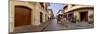 Kalesa moving along Calle Crisologo, Vigan, Ilocos Sur, Philippines-null-Mounted Photographic Print