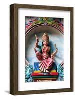 Kaliamman, the same deity as Sri Mariamman, the mother goddess, Mariamman Hindu Temple-Godong-Framed Photographic Print