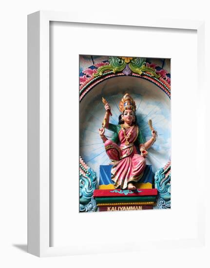 Kaliamman, the same deity as Sri Mariamman, the mother goddess, Mariamman Hindu Temple-Godong-Framed Photographic Print