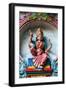 Kaliamman, the same deity as Sri Mariamman, the mother goddess, Mariamman Hindu Temple-Godong-Framed Photographic Print