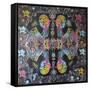 Kaliedescope Dreams-Abstract Graffiti-Framed Stretched Canvas