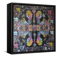 Kaliedescope Dreams-Abstract Graffiti-Framed Stretched Canvas