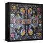 Kaliedescope Dreams-Abstract Graffiti-Framed Stretched Canvas