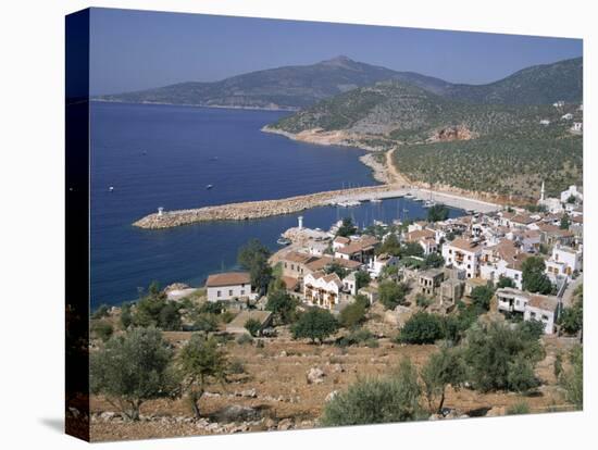 Kalkan, Resort, Anatolia, Turkey-Michael Short-Stretched Canvas