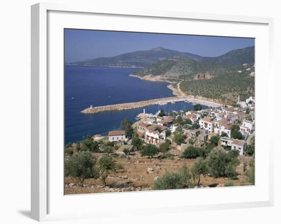 Kalkan, Resort, Anatolia, Turkey-Michael Short-Framed Photographic Print