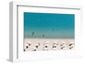 Kallithea Sunny Beach and Summer Resort at Kassandra of Halkidiki Peninsula in Greece-Ververidis Vasilis-Framed Photographic Print