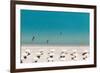 Kallithea Sunny Beach and Summer Resort at Kassandra of Halkidiki Peninsula in Greece-Ververidis Vasilis-Framed Photographic Print