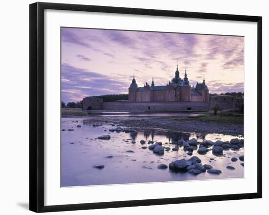 Kalmer Slott Castle, Kalmer, Smaland, Sweden-Walter Bibikow-Framed Photographic Print