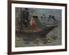 Kalmyk-Boat on the Volga River, 1920-Robert Sterl-Framed Giclee Print