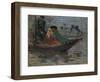 Kalmyk-Boat on the Volga River, 1920-Robert Sterl-Framed Giclee Print