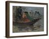 Kalmyk-Boat on the Volga River, 1920-Robert Sterl-Framed Giclee Print