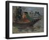 Kalmyk-Boat on the Volga River, 1920-Robert Sterl-Framed Giclee Print