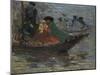 Kalmyk-Boat on the Volga River, 1920-Robert Sterl-Mounted Giclee Print
